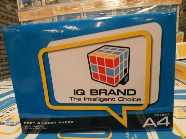 IQ Brand A4 Copy Paper