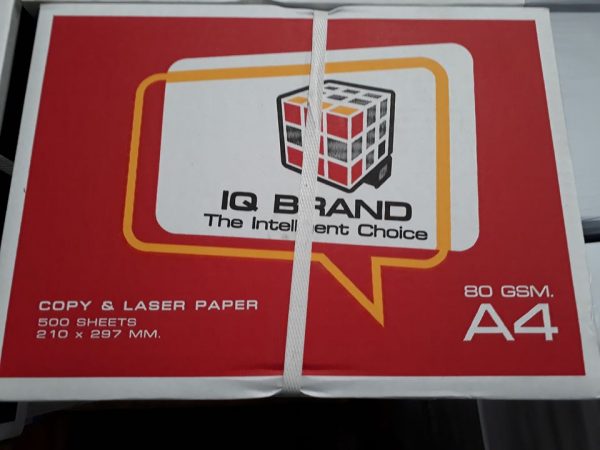 IQ Brand A4 Copy Paper